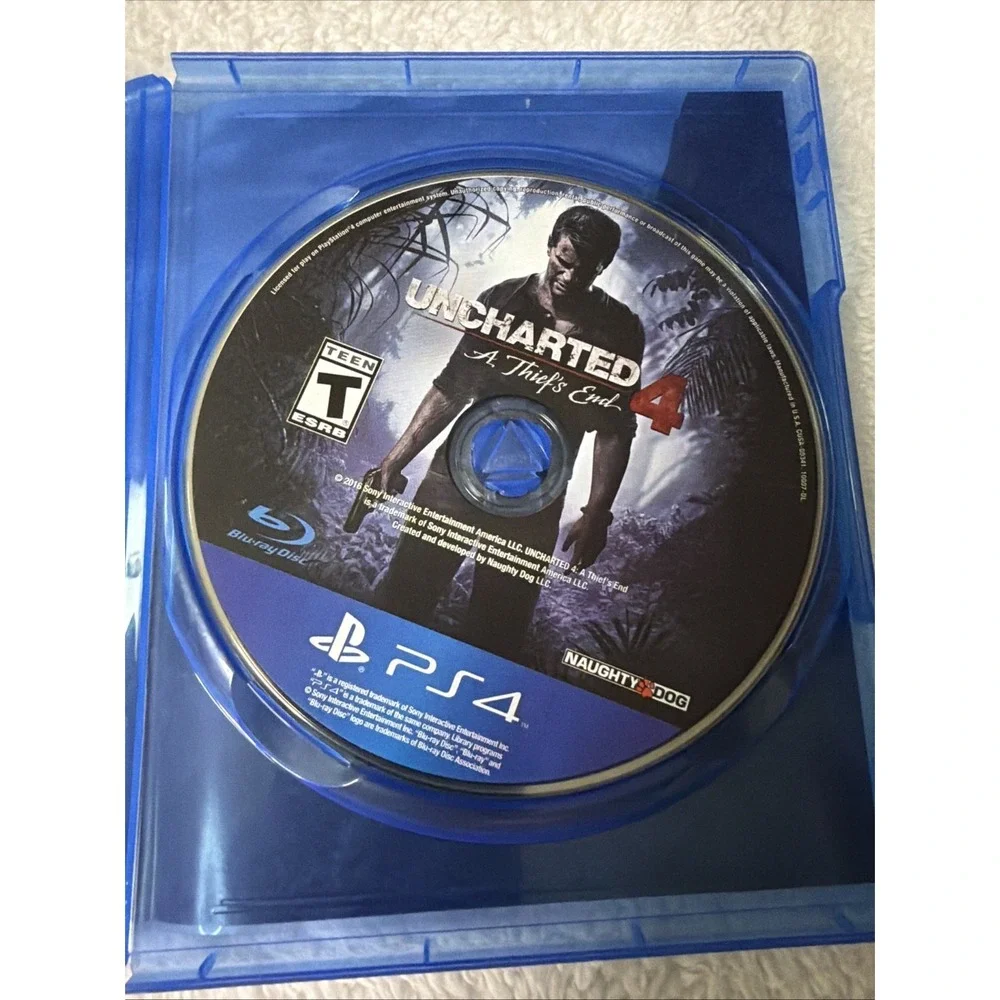 PlayStation 4 Uncharted 4 A Thief's End PS4 Video Game Naughty Dog Teen